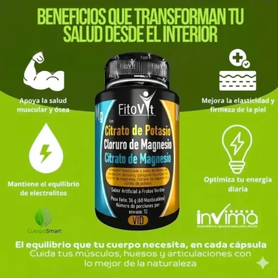Cuerpo inteligente titovit citratos de magnecio